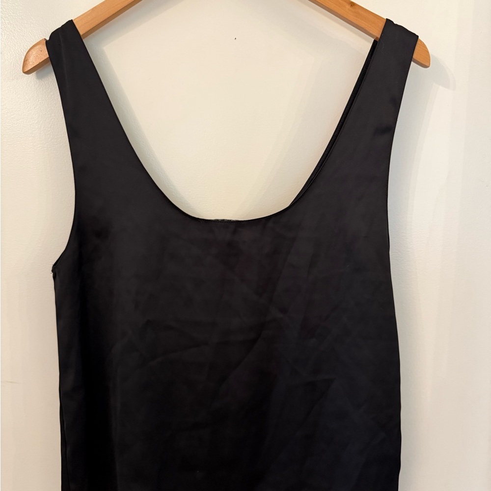 Zara Black Scoop Neck Top